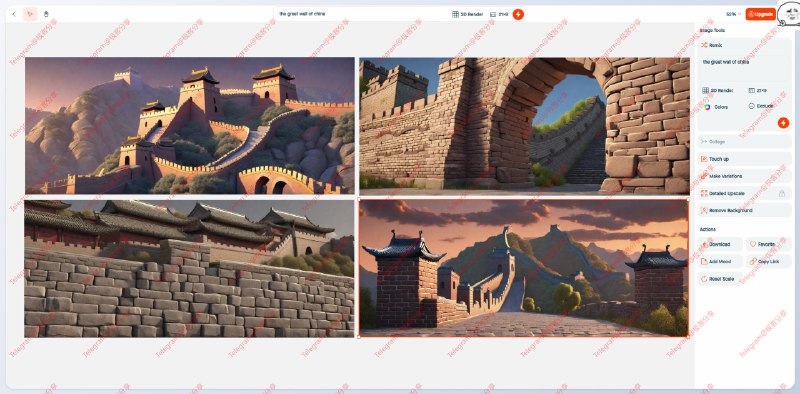 #AI #AI绘画Visual Electric（视觉电气） - 一个创新的 AI 生成图片工具输入 Prompt 之后，可以选择生成图片的颜色、风格类型尺寸等
